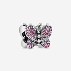 Pandora Pink Pav?? Butterfly Charm